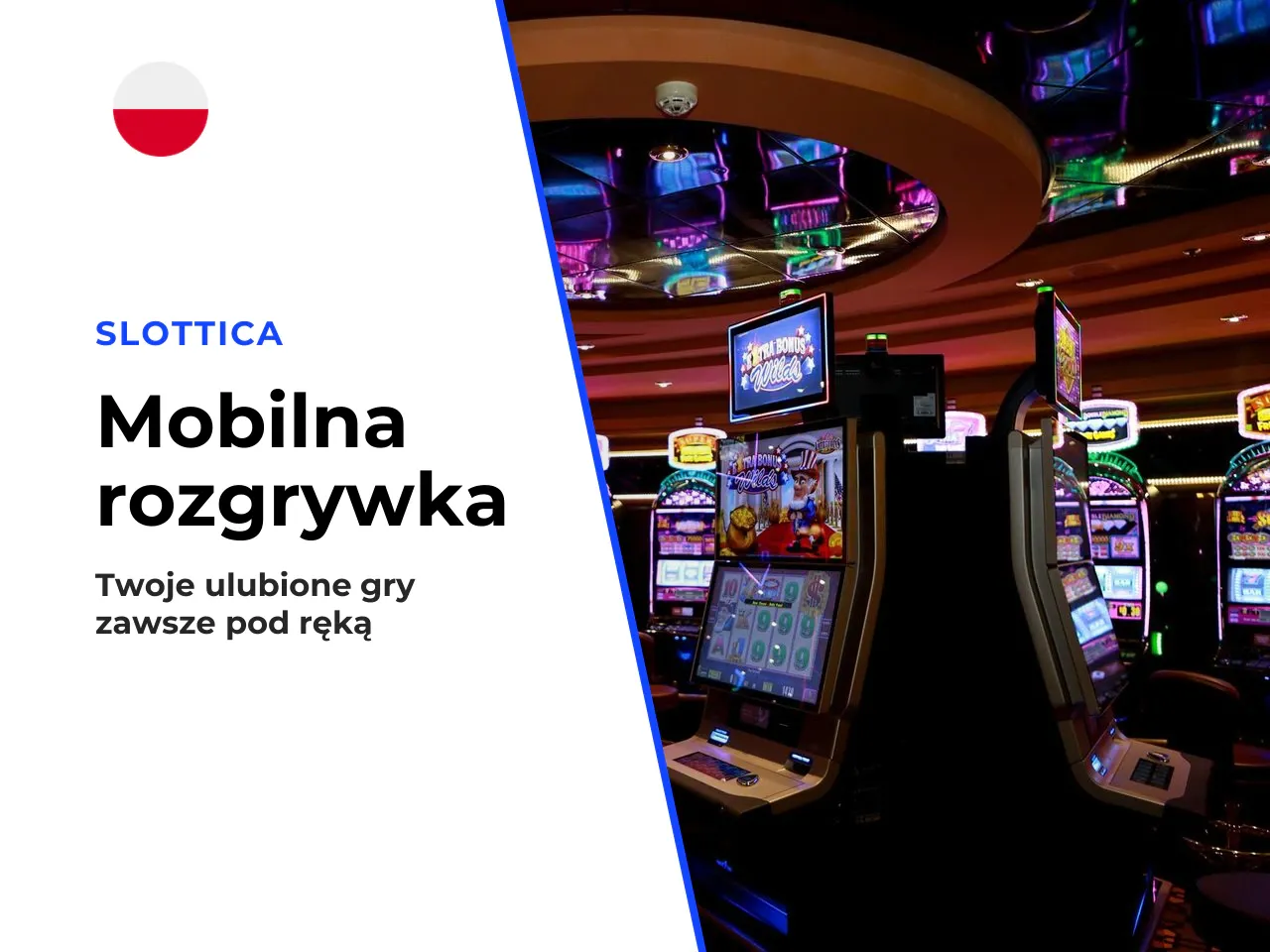 Gry i funkcjonalność mobilna. Katalog gier w aplikacji Slottica obejmuje: