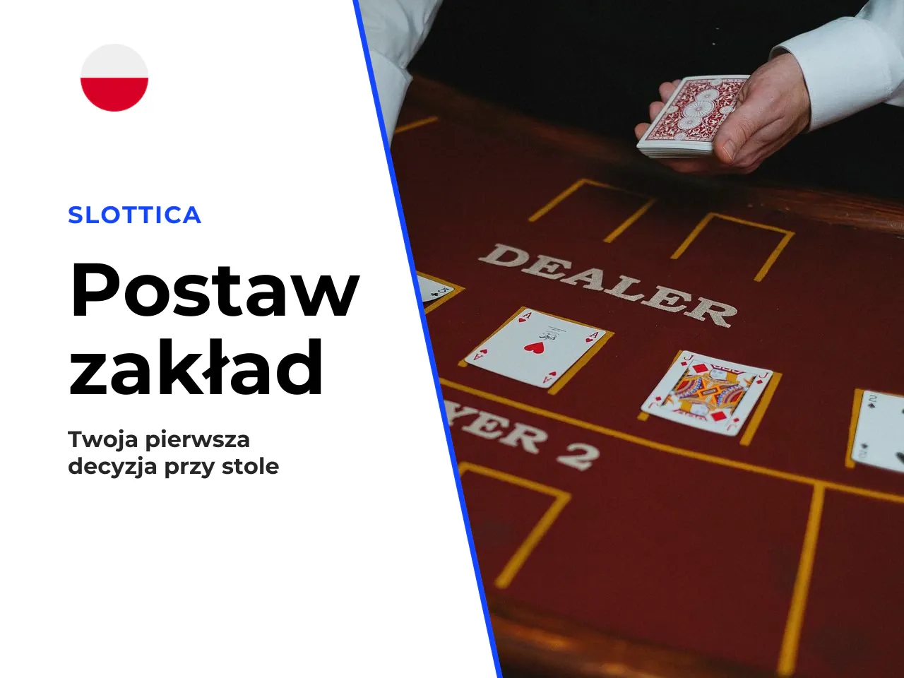 **Krok 1: Postaw zakład (Bet).** Runda zaczyna się od Twojej decyzji finansowej — wybierz żetony i umieść stawkę na stole. W trybie demo stawka jest wirtualna i nie wiąże się z ryzykiem. **Krok 2: Otr