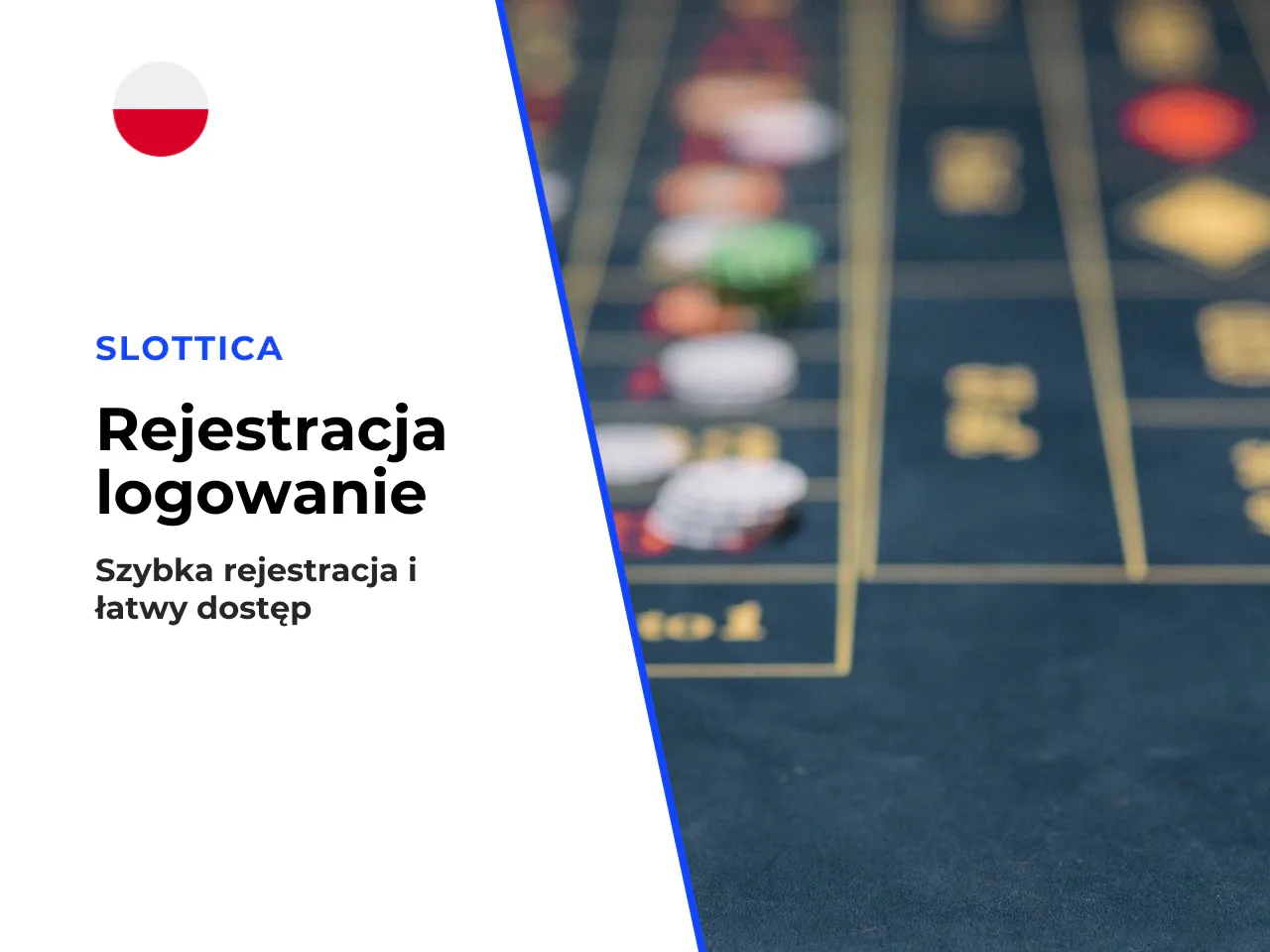 Rejestracja, logowanie i dostęp do konta w Slottica. Proces tworzenia profilu oraz późniejsze logowanie do konta zaprojektowano pod kątem maksymalnego skrócenia czasu oczekiwania na pierwszą wpłatę. U