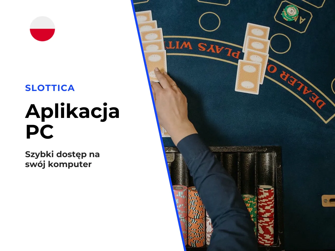 Aplikacja na Windows / PC. Slottica nie oferuje dedykowanej aplikacji desktopowej, ale możesz utworzyć skrót PWA za pomocą przeglądarki Google Chrome. To rozwiązanie działa podobnie jak na iOS — ikona