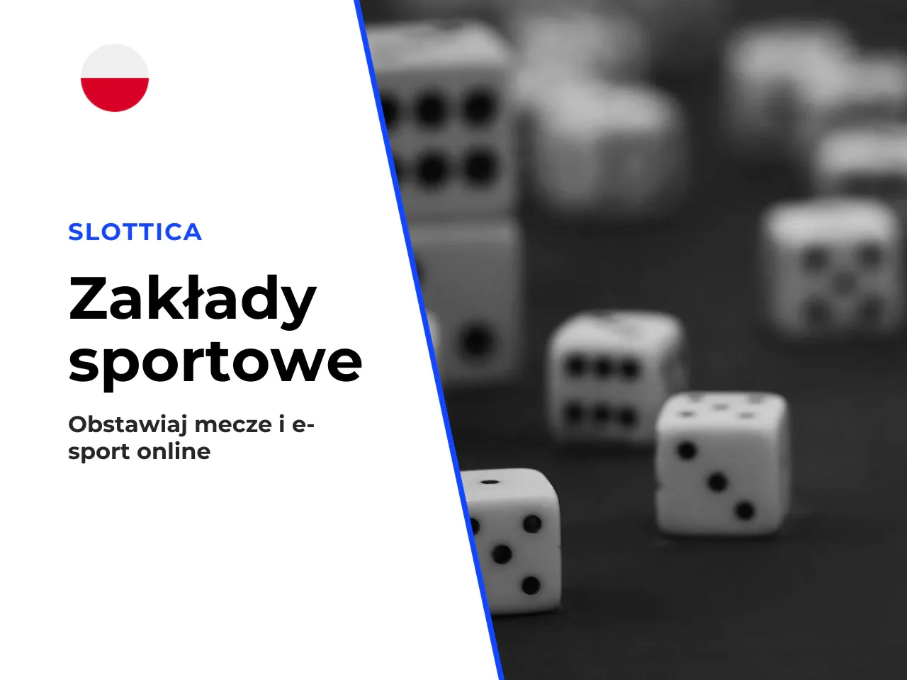 Zakłady bukmacherskie i e-sport. Slottica oferuje również sekcję zakładów sportowych i e-sportowych, obejmującą zarówno zakłady przedmeczowe (pre-match), jak i na żywo (live betting). W ofercie znajdz