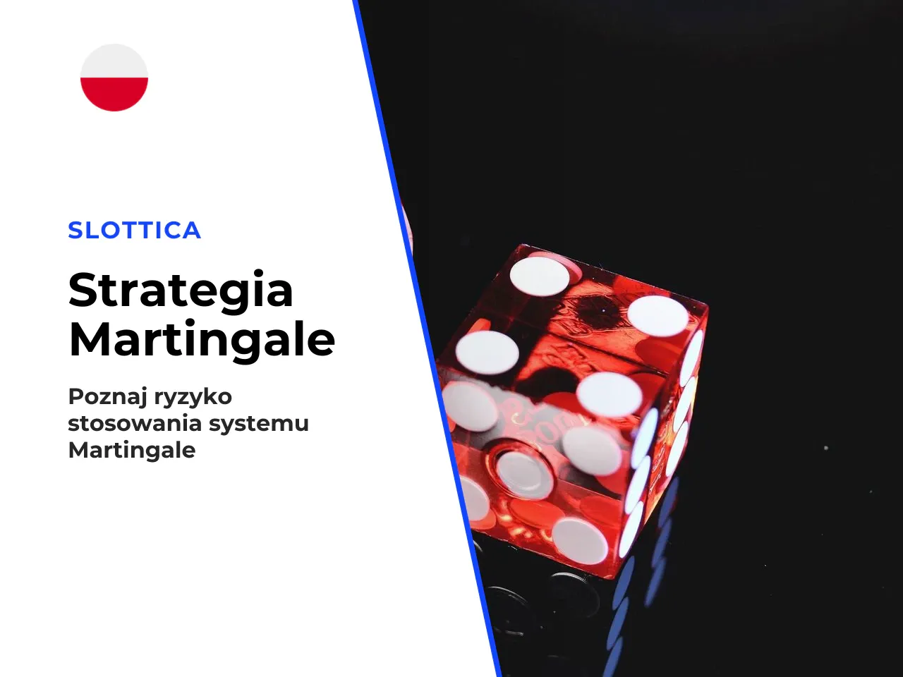 Strategia Martingale — ryzyko wyczerpania budżetu. Martingale zakłada **podwojenie** stawki po każdej przegranej (nie potrojenie — to częsty błąd w opisach). Jeśli przegrasz 5 PLN, następny zakład wyn