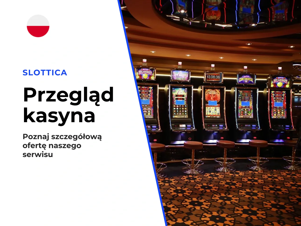 Slottica kasyno PL a dostępność dla graczy z Polski. Z technicznego punktu widzenia kasyno online Slottica udostępnia polskojęzyczną wersję serwisu (Slottica PL), obsługę waluty PLN oraz deklarowaną p
